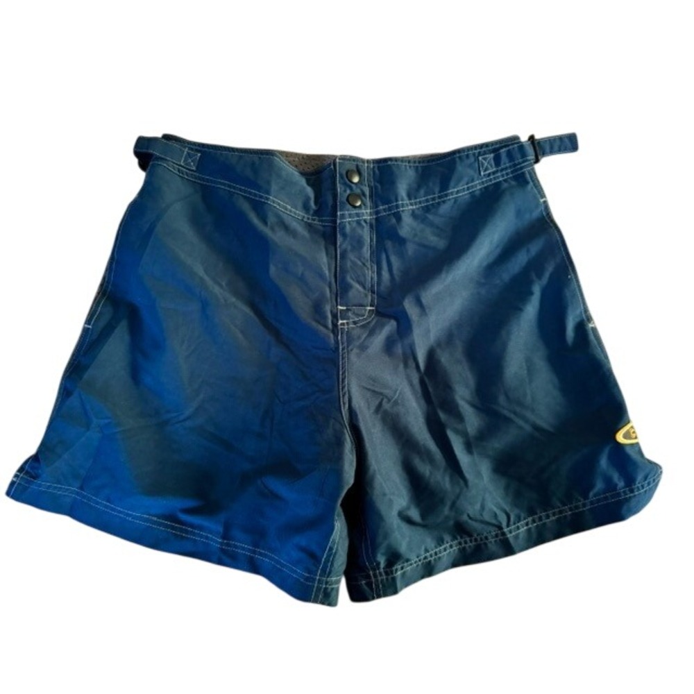 Cannondale Mens Navy Blue Cycling Shorts Adjustable Waist Padded Liner Size L